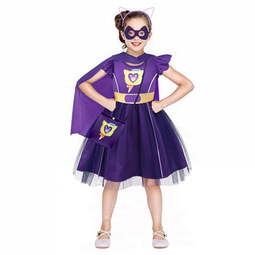 Cute Costume Tutu Dress with Cape Mask Headband and Purse for Girls 1-8Y
Cute Costume Tutu Dress with Cape for Girls 1-8