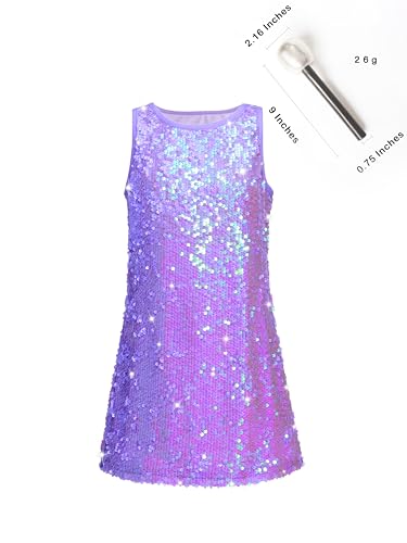 Glinda Sequin Dress Sparkly Sleeveless Costume for Prom Night Concert Party
| Sparkly Sequin Sleeveless Prom Dress with