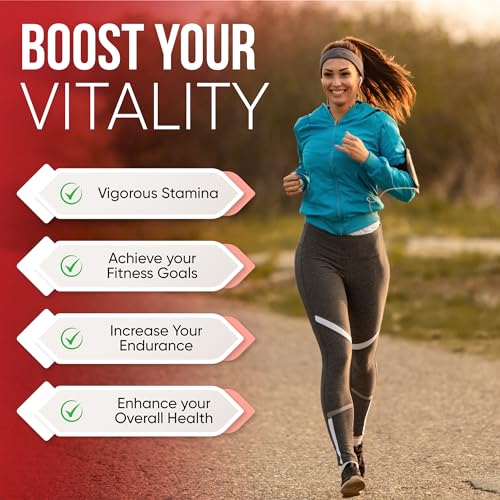 Maximize Energy & Performance: Vitality and Vigorous Endurance (10 Pk) Made in The USA
