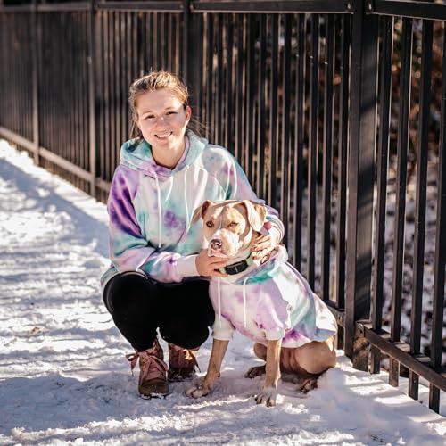 Spark Paws Premium Quality Human Hoodie - Buttery Soft, Superior Comfort and Fit, Calming Fleece Interior - 90s Retro Sk