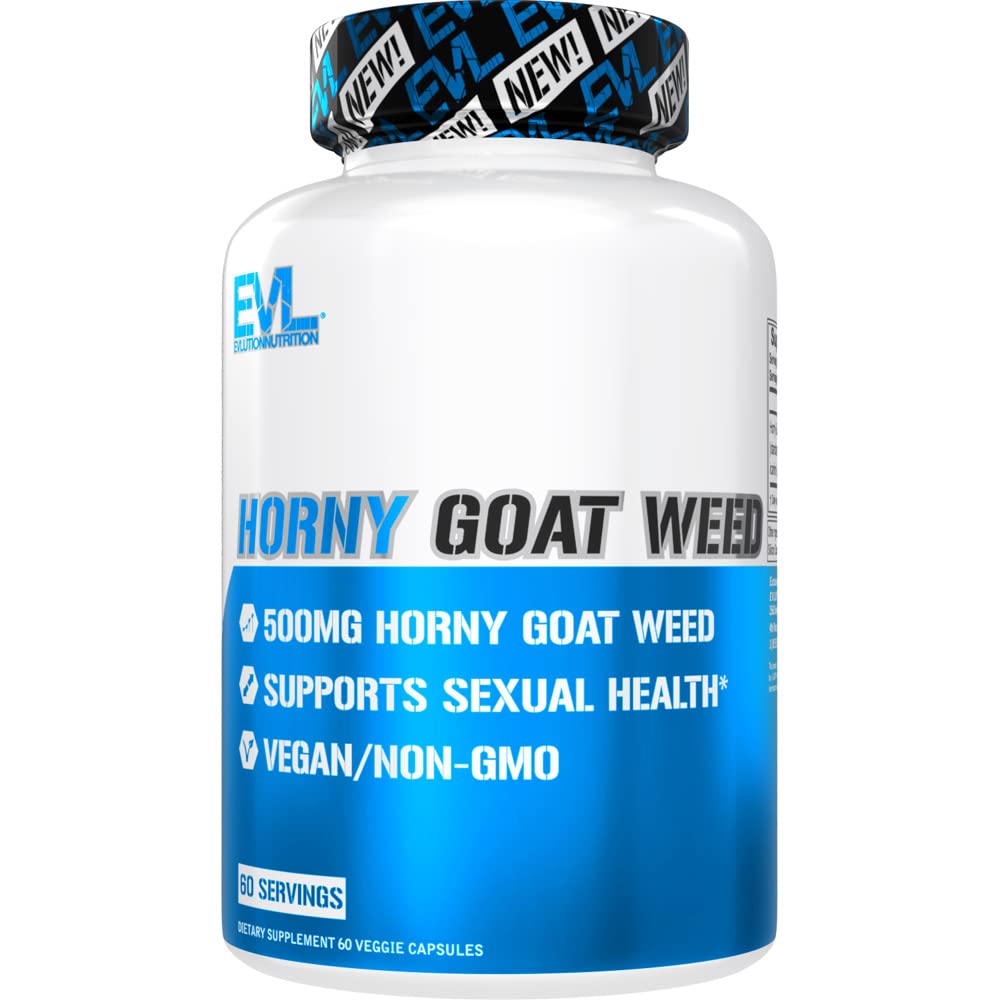 EVL Horny Goat Weed for Men - Performance Size and Energy Booster with Horny Goat Weed Extract - Male Libido and Testost